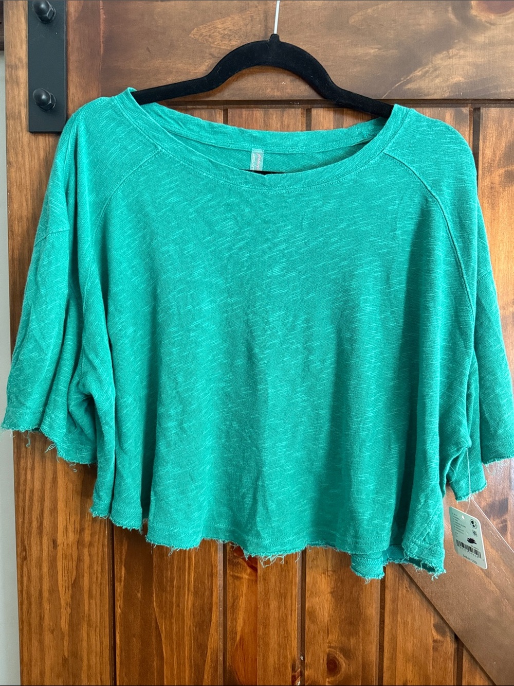 Free People Movement cropped tee size large